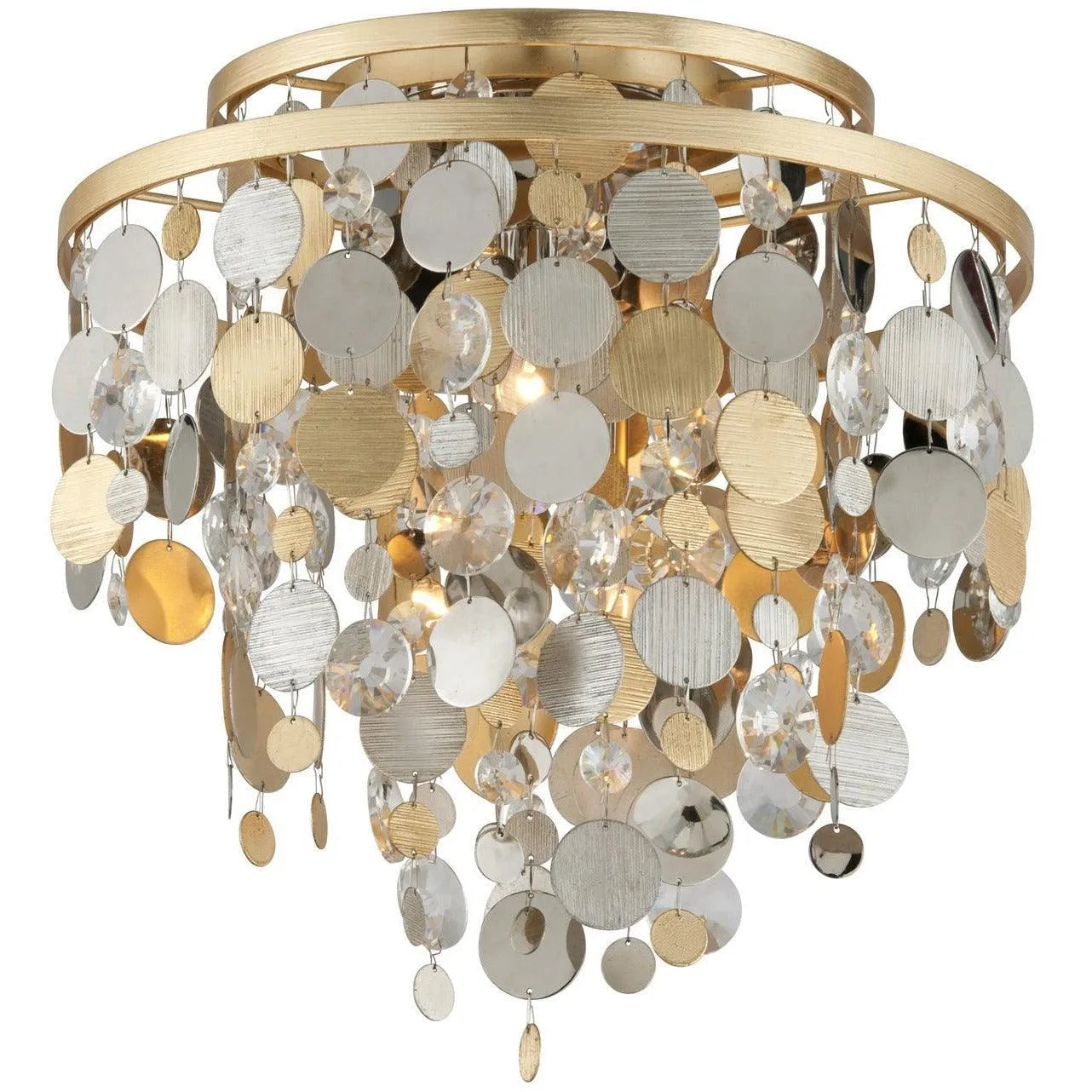 Corbett Lighting - Ambrosia Flush Mount - 215-33-SL/GL/SS | Montreal Lighting & Hardware