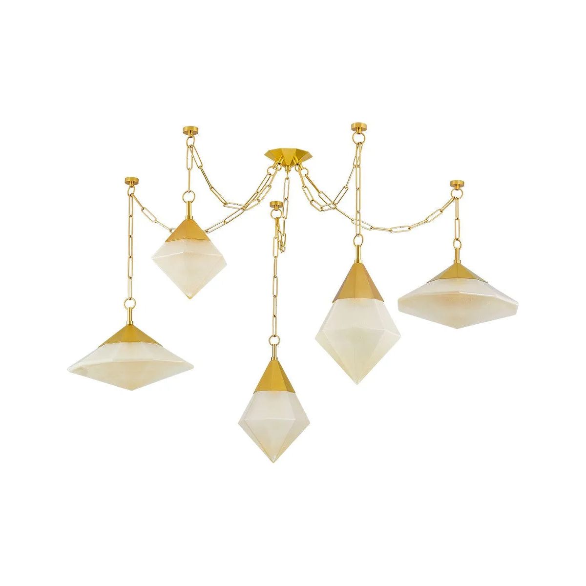 Corbett Lighting - Angelique Chandelier - 383-59-VPB | Montreal Lighting & Hardware