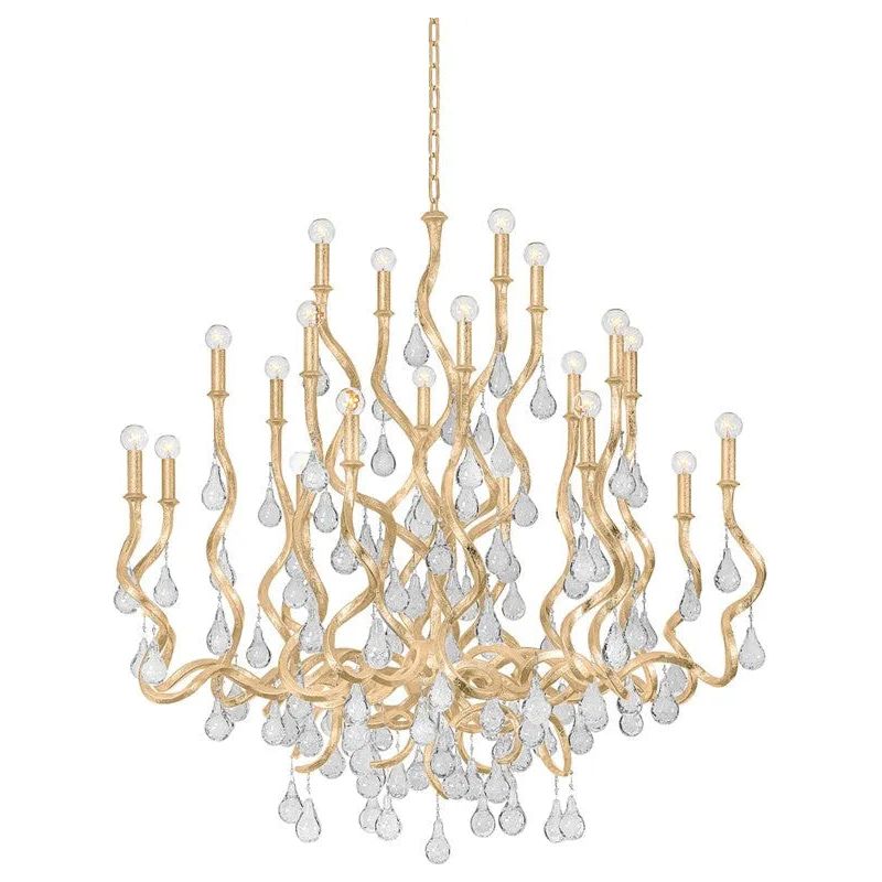 Corbett Lighting - Aveline Chandelier - 414-48-GL | Montreal Lighting & Hardware