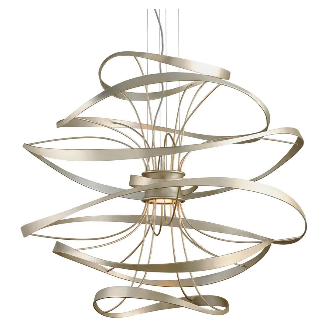 Corbett Lighting - Calligraphy LED Chandelier - 213-42-SL/SS | Montreal Lighting & Hardware