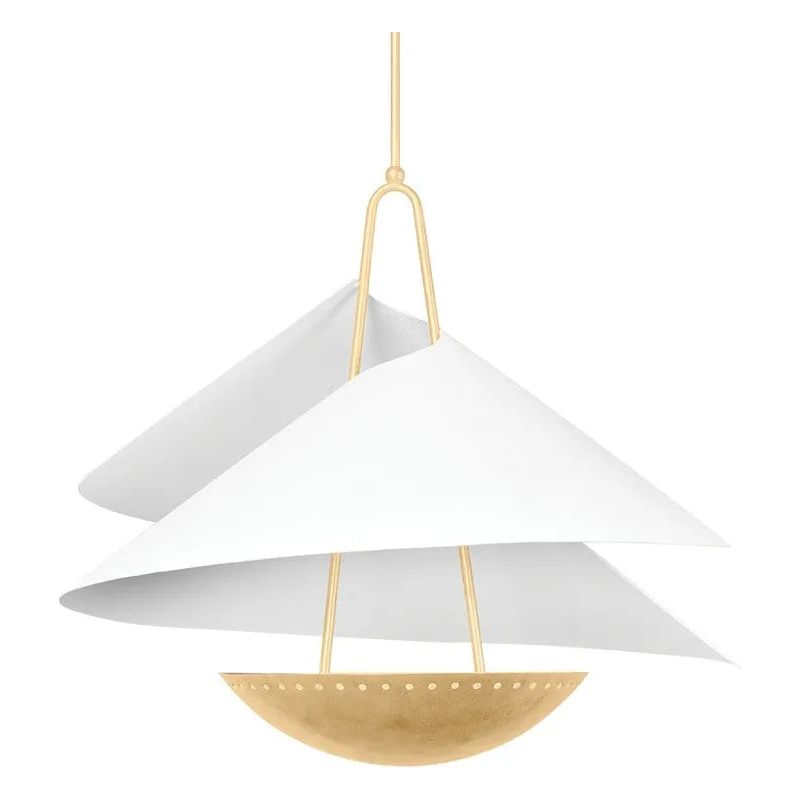 Corbett Lighting - Carini Pendant - 411-34-VGL/GSW | Montreal Lighting & Hardware