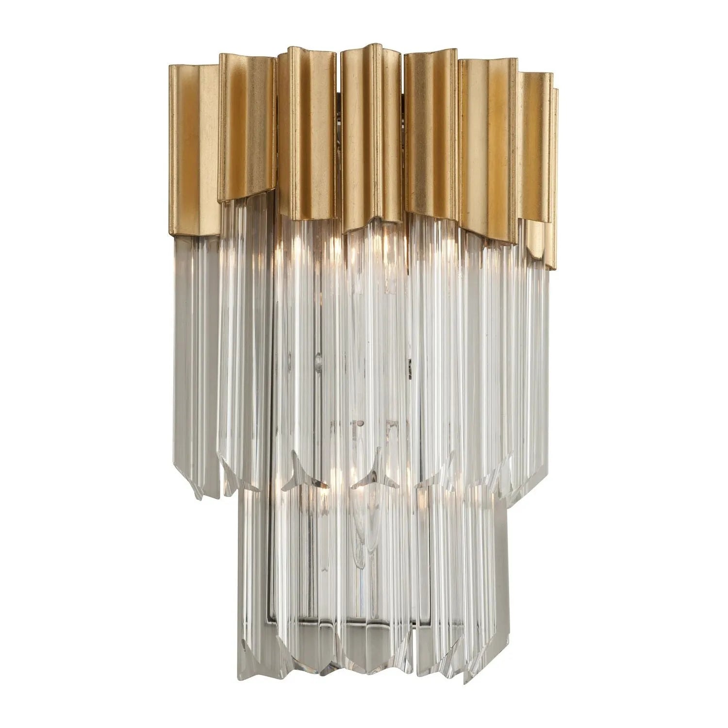 Corbett Lighting - Charisma Wall Sconce - 220-12-GL/SS | Montreal Lighting & Hardware