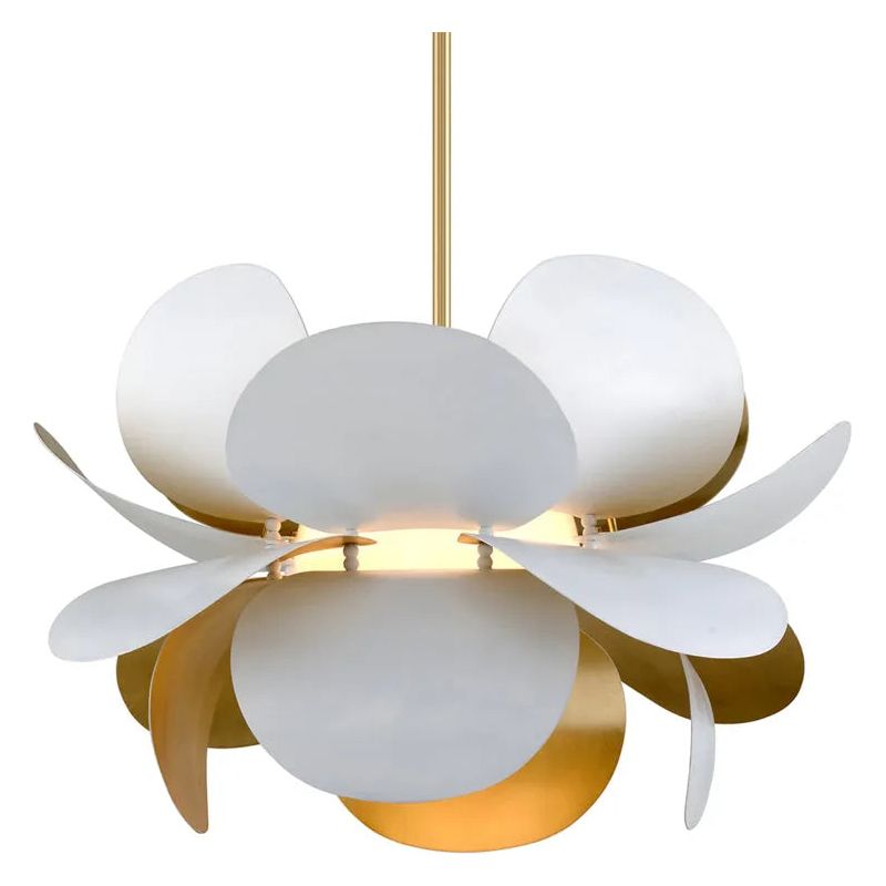 Corbett Lighting - Ginger Chandelier - 314-43-GL/SWH | Montreal Lighting & Hardware