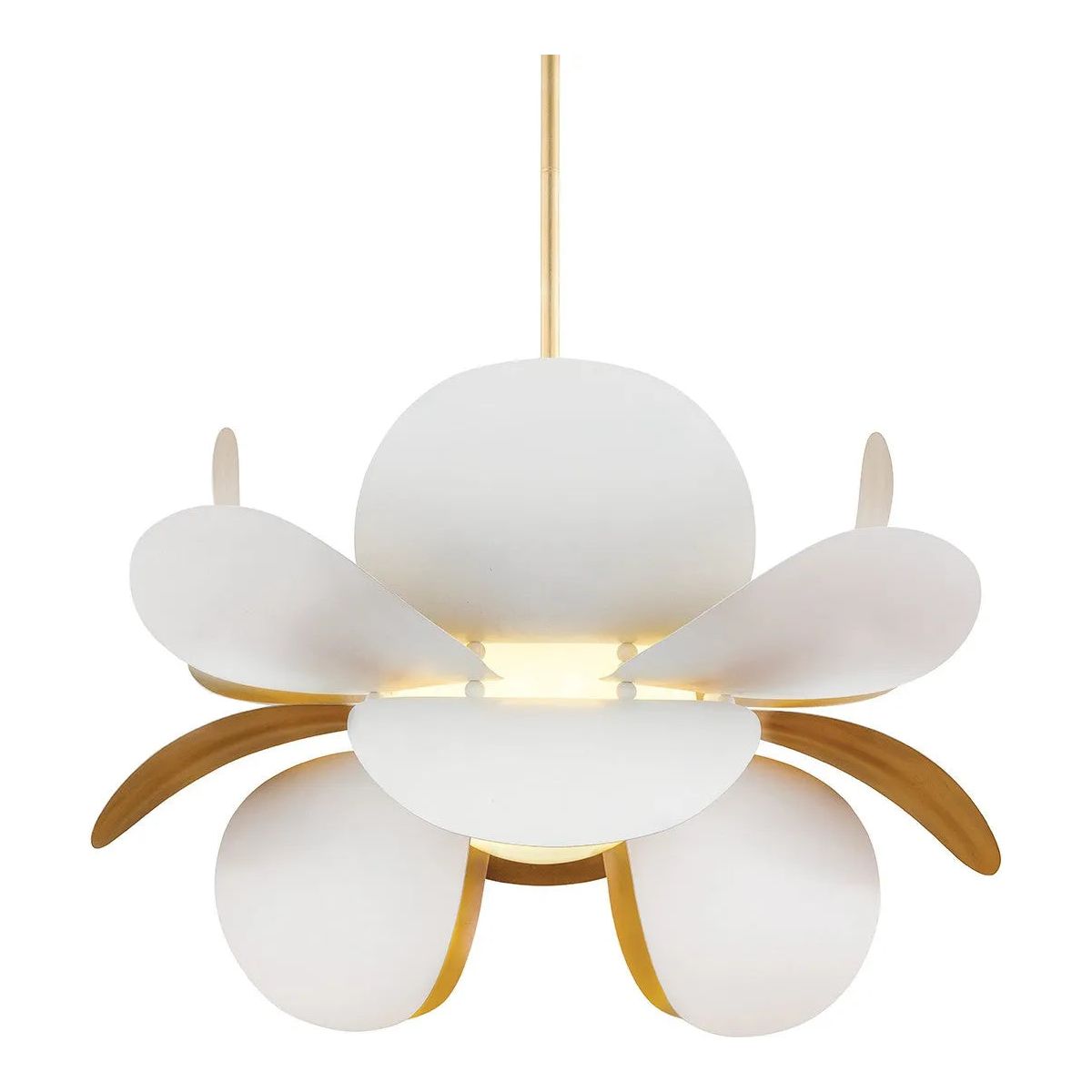 Corbett Lighting - Ginger Chandelier - 314-71-GL/SWH | Montreal Lighting & Hardware