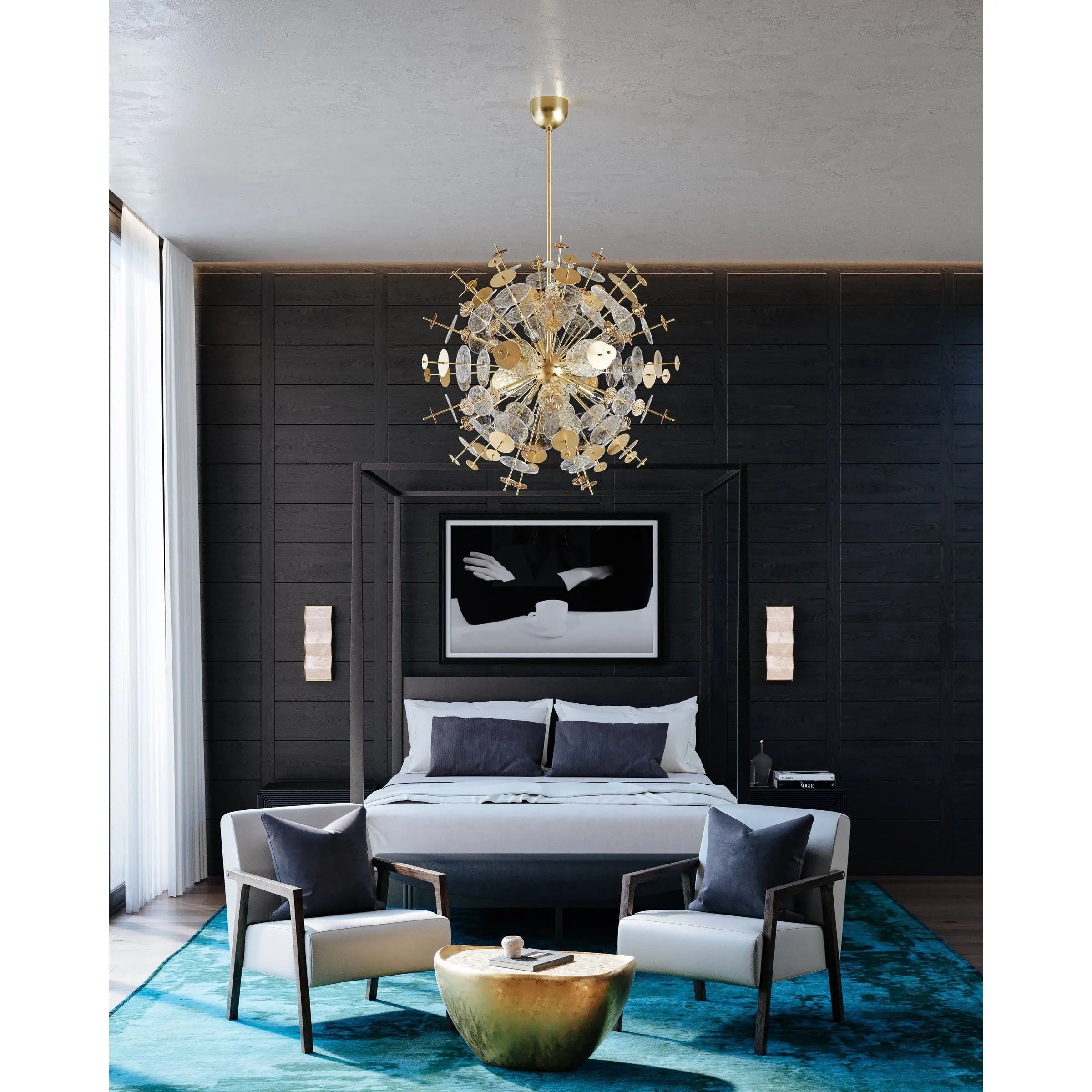 Corbett Lighting - Gleason Chandelier - 371-29-VGL | Montreal Lighting & Hardware