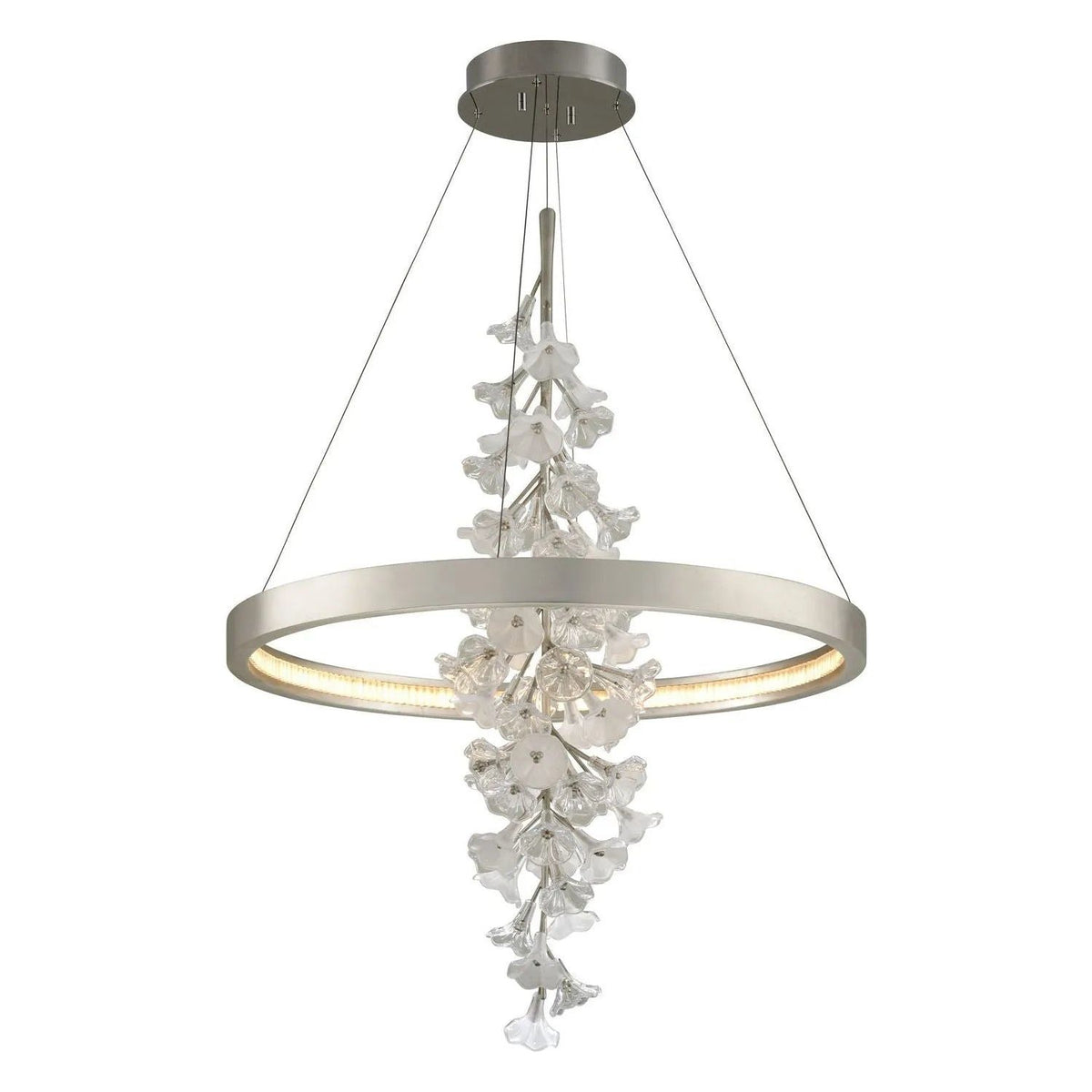 Corbett Lighting - Jasmine LED Chandelier - 269-72-SL | Montreal Lighting & Hardware