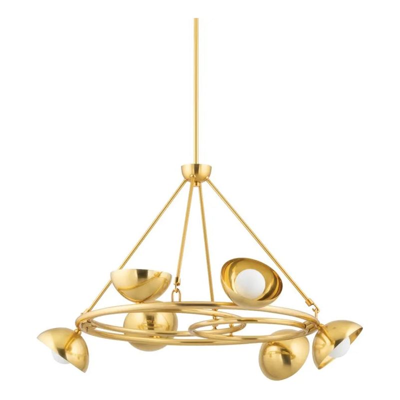 Corbett Lighting - Oraibi Chandelier - 403-06-VB | Montreal Lighting & Hardware