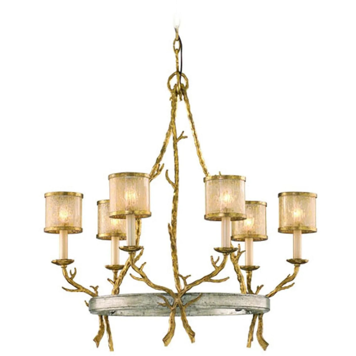 Corbett Lighting - Parc Royale Chandelier - 66-012-VGL/SSL | Montreal Lighting & Hardware