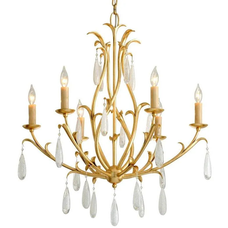 Corbett Lighting - Prosecco Chandelier - 293-06-GL | Montreal Lighting & Hardware