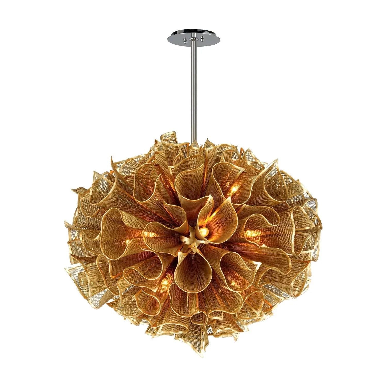 Corbett Lighting - Pulse Chandelier - 218-416-GL | Montreal Lighting & Hardware