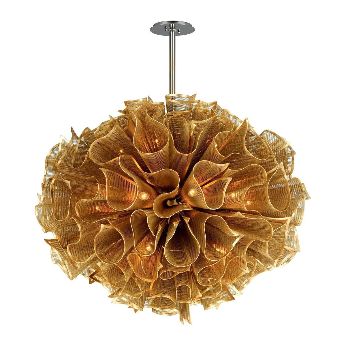 Corbett Lighting - Pulse Chandelier - 218-420-GL | Montreal Lighting & Hardware