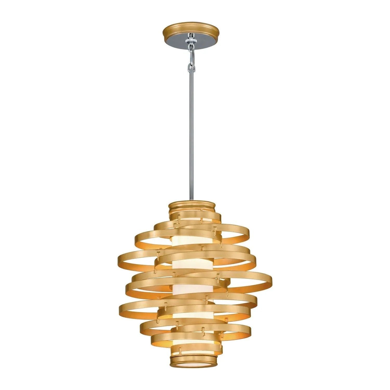 Corbett Lighting - Vertigo LED Pendant - 225-42-GL | Montreal Lighting & Hardware