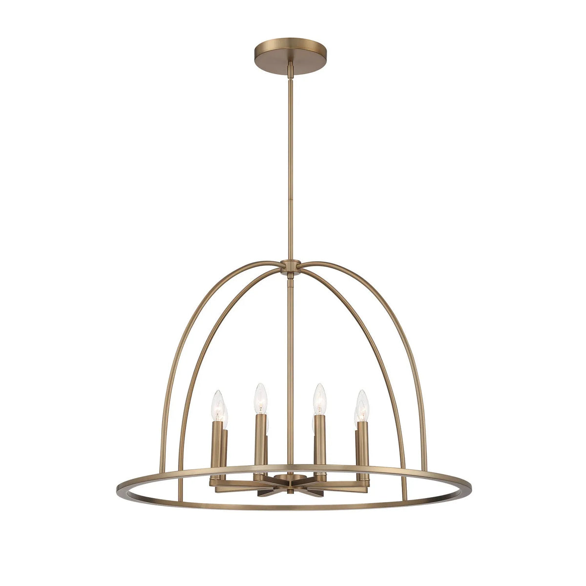 Crystorama - Abbott Chandelier - ABB-3004-BK | Montreal Lighting & Hardware