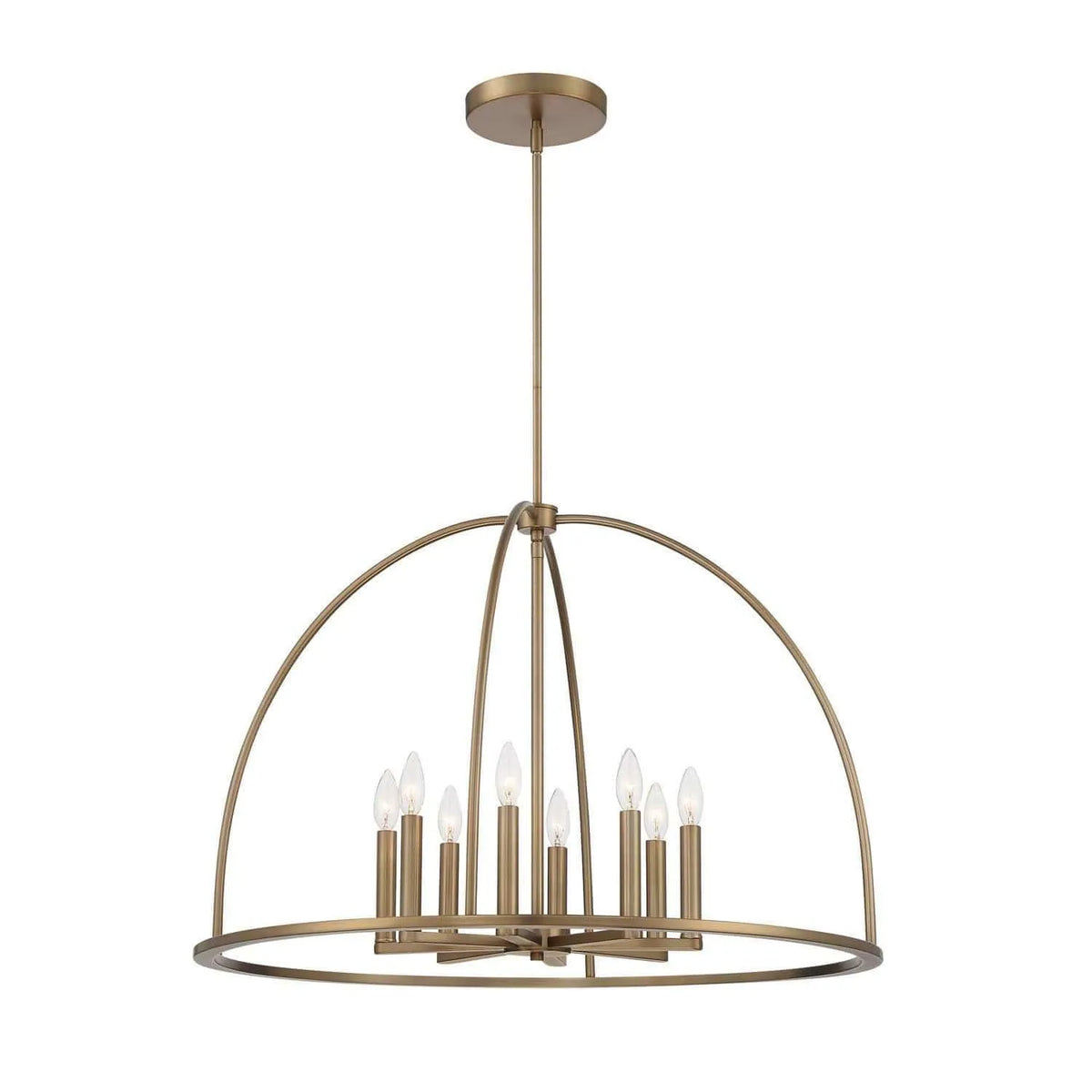 Crystorama - Abbott Chandelier - ABB-3008-VG | Montreal Lighting & Hardware