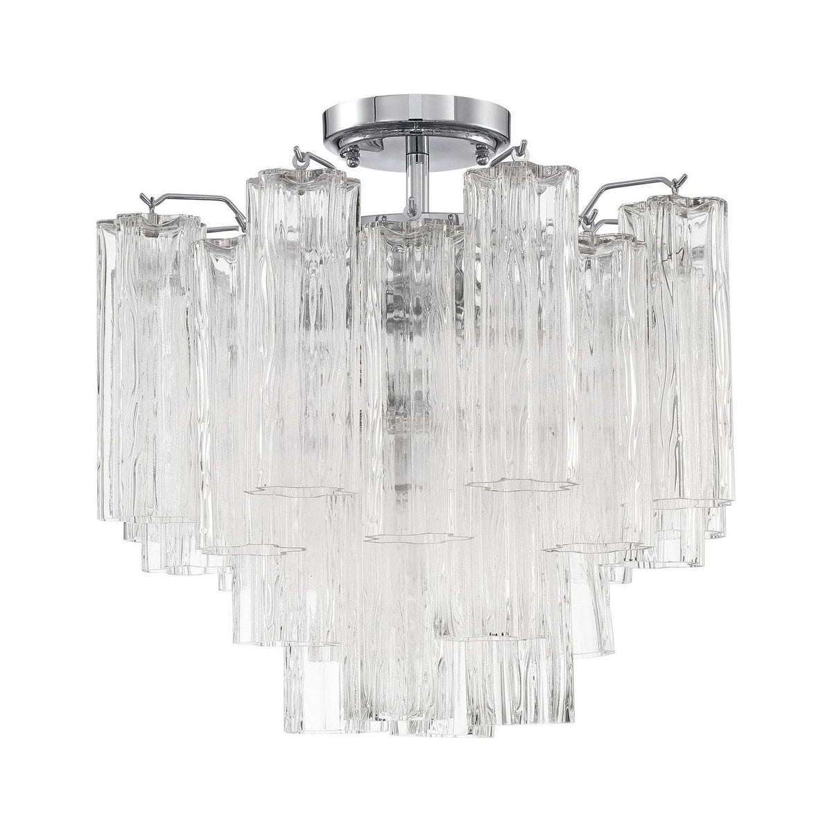 Crystorama - Addis Ceiling Mount - ADD-300-CH-CL_CEILING | Montreal Lighting & Hardware