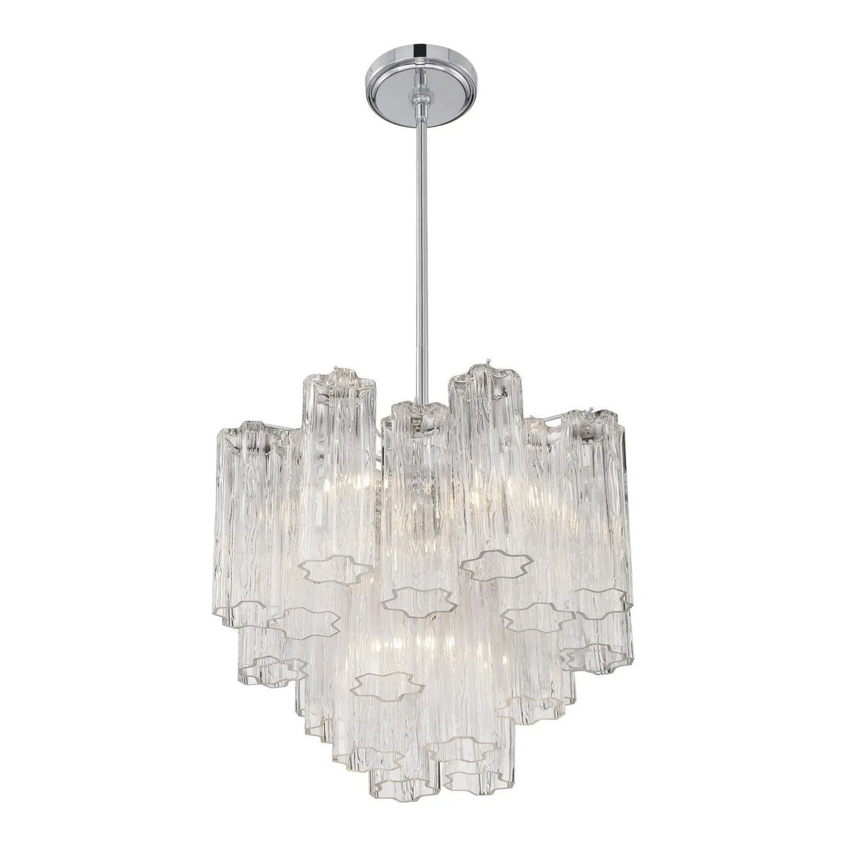 Crystorama - Addis Chandelier - ADD-300-AG-AM | Montreal Lighting & Hardware