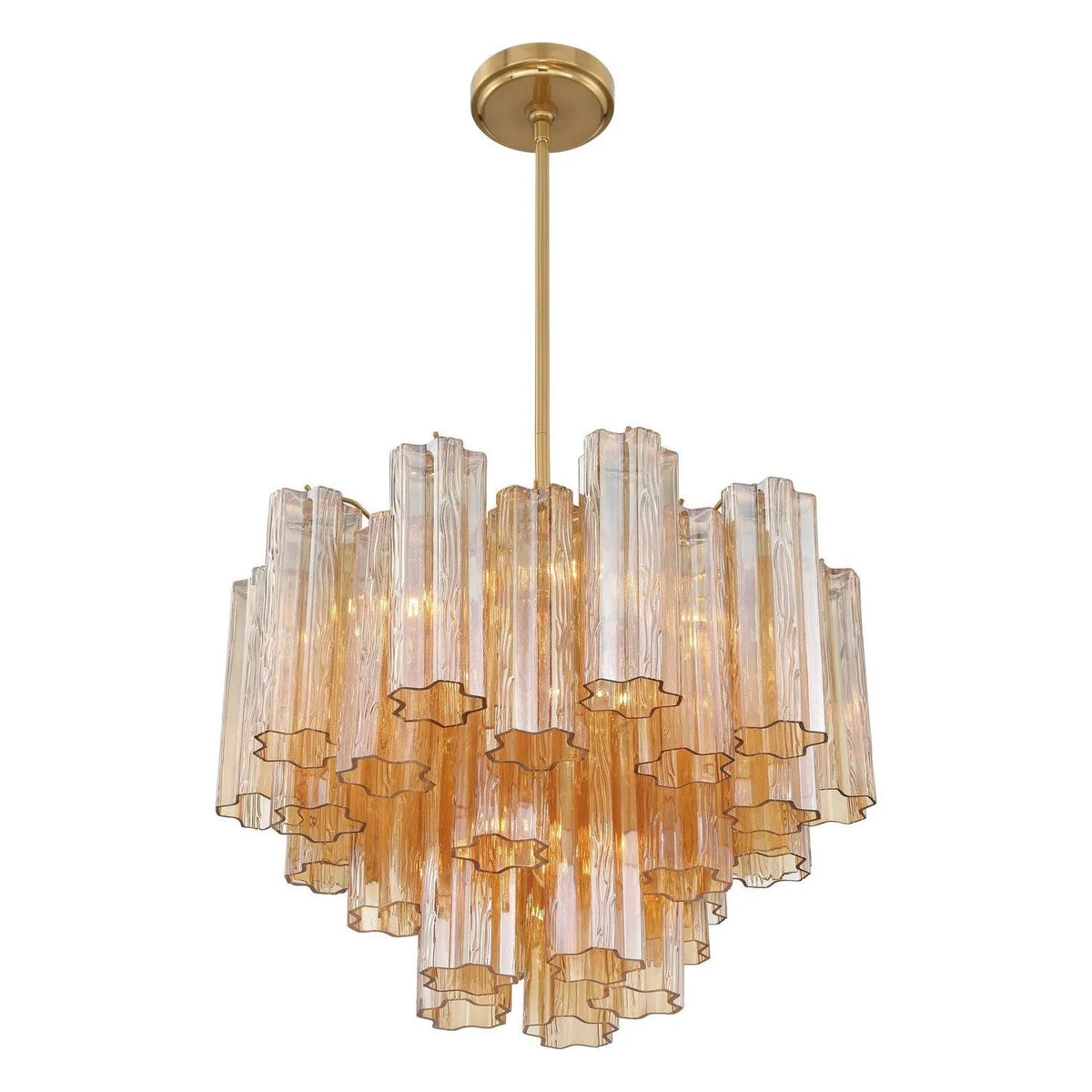 Crystorama - Addis Chandelier - ADD-300-AG-AM | Montreal Lighting & Hardware