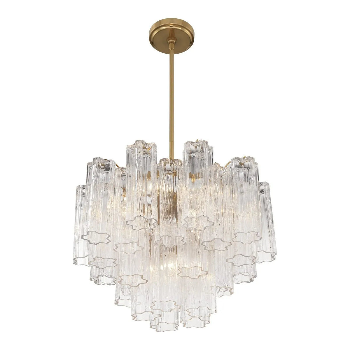 Crystorama - Addis Chandelier - ADD-300-AG-AM | Montreal Lighting & Hardware