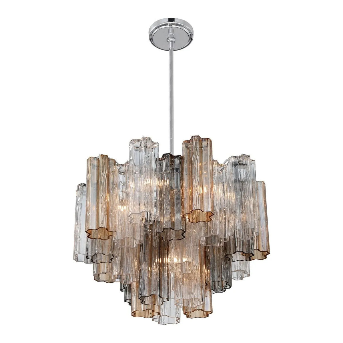 Crystorama - Addis Chandelier - ADD-300-AG-AM | Montreal Lighting & Hardware