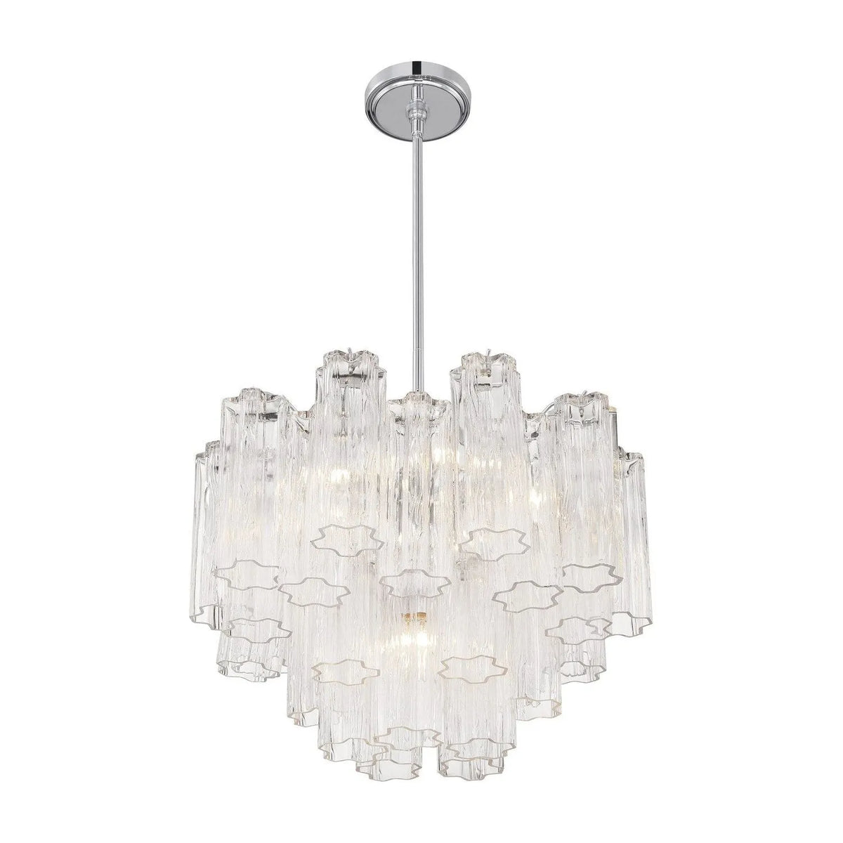 Crystorama - Addis Chandelier - ADD-300-AG-AM | Montreal Lighting & Hardware