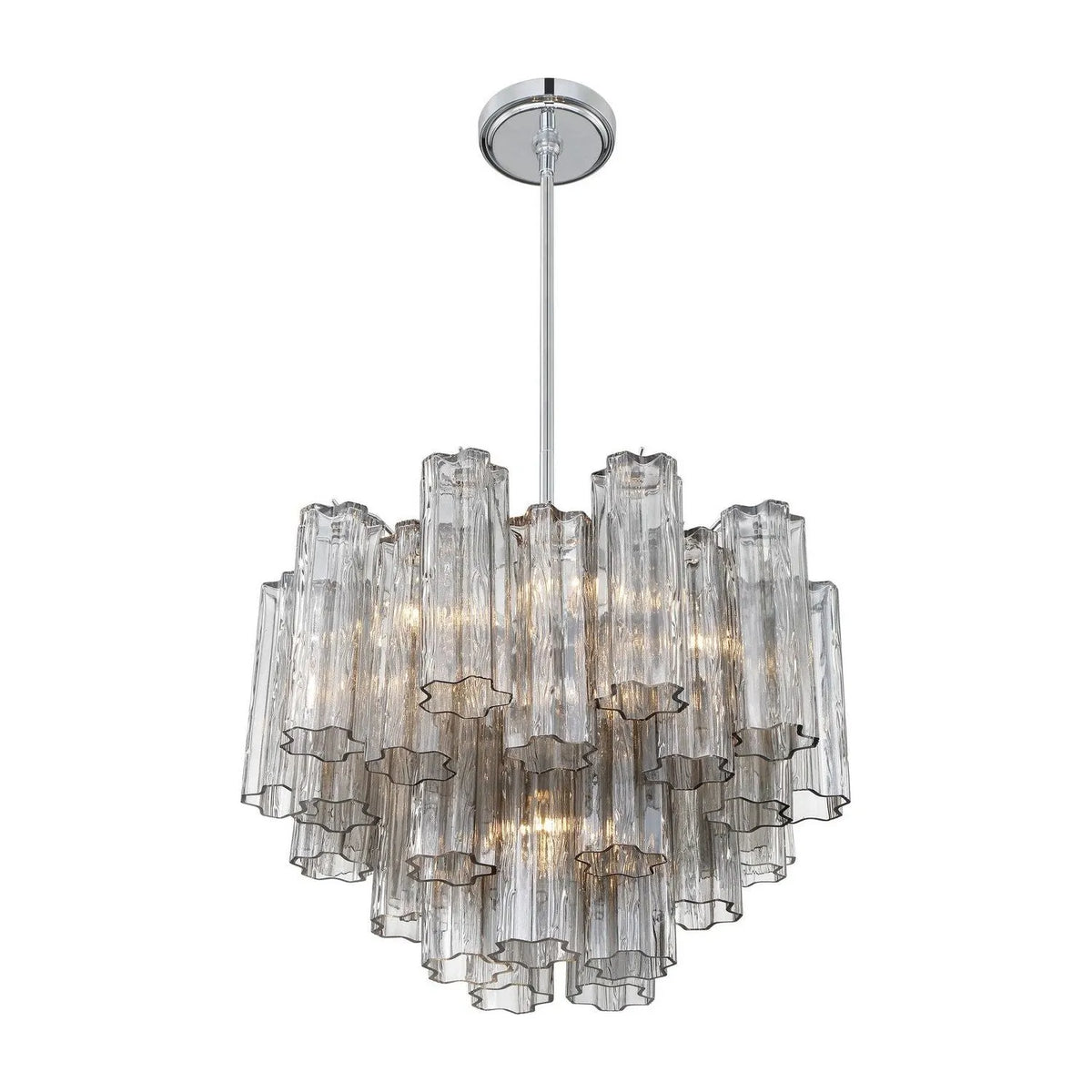 Crystorama - Addis Chandelier - ADD-300-AG-AM | Montreal Lighting & Hardware