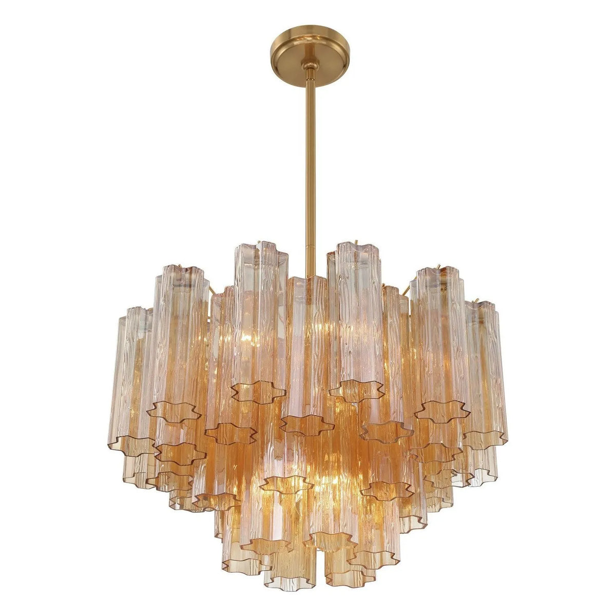 Crystorama - Addis Chandelier - ADD-300-AG-AM | Montreal Lighting & Hardware