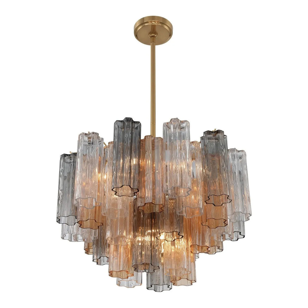 Crystorama - Addis Chandelier - ADD-300-AG-AM | Montreal Lighting & Hardware