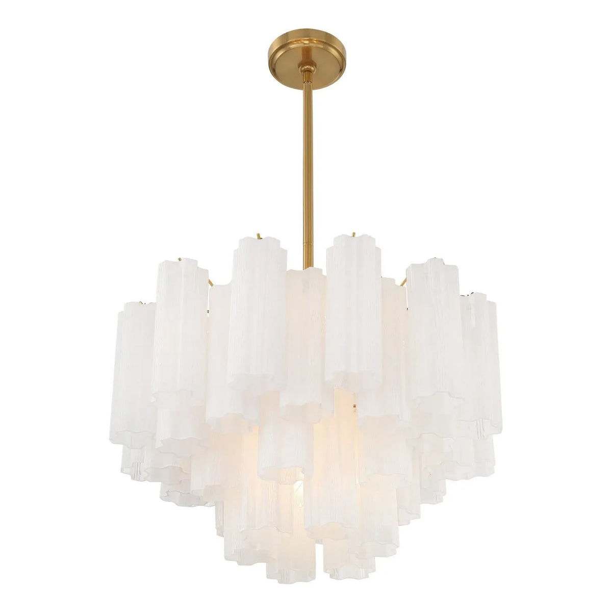 Crystorama - Addis Chandelier - ADD-300-AG-AM | Montreal Lighting & Hardware