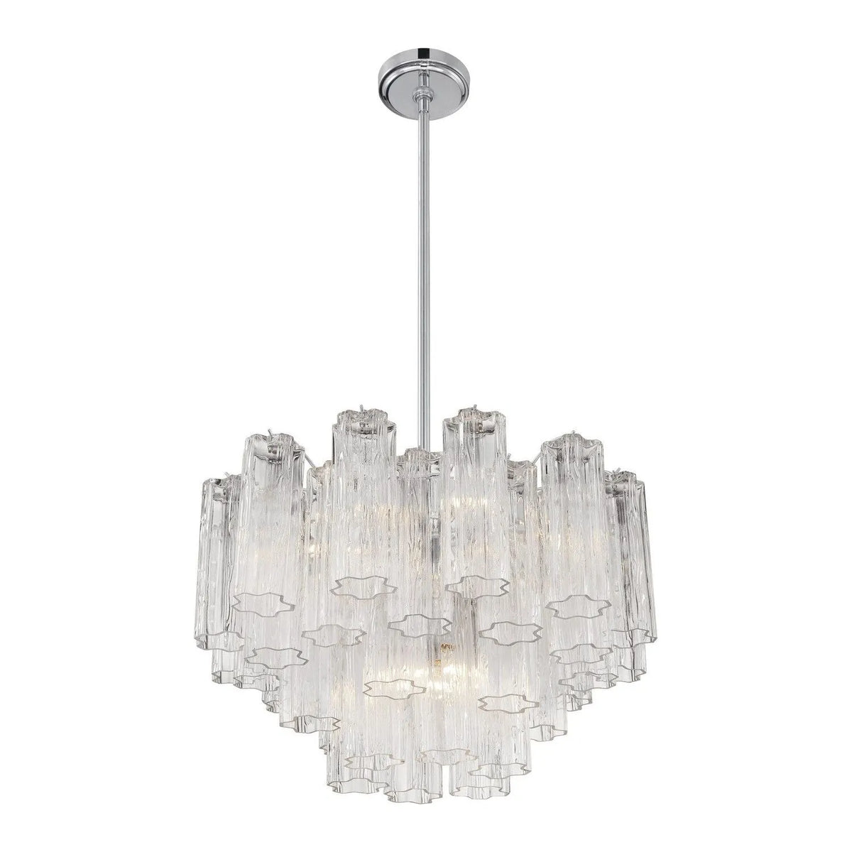 Crystorama - Addis Chandelier - ADD-300-AG-AM | Montreal Lighting & Hardware