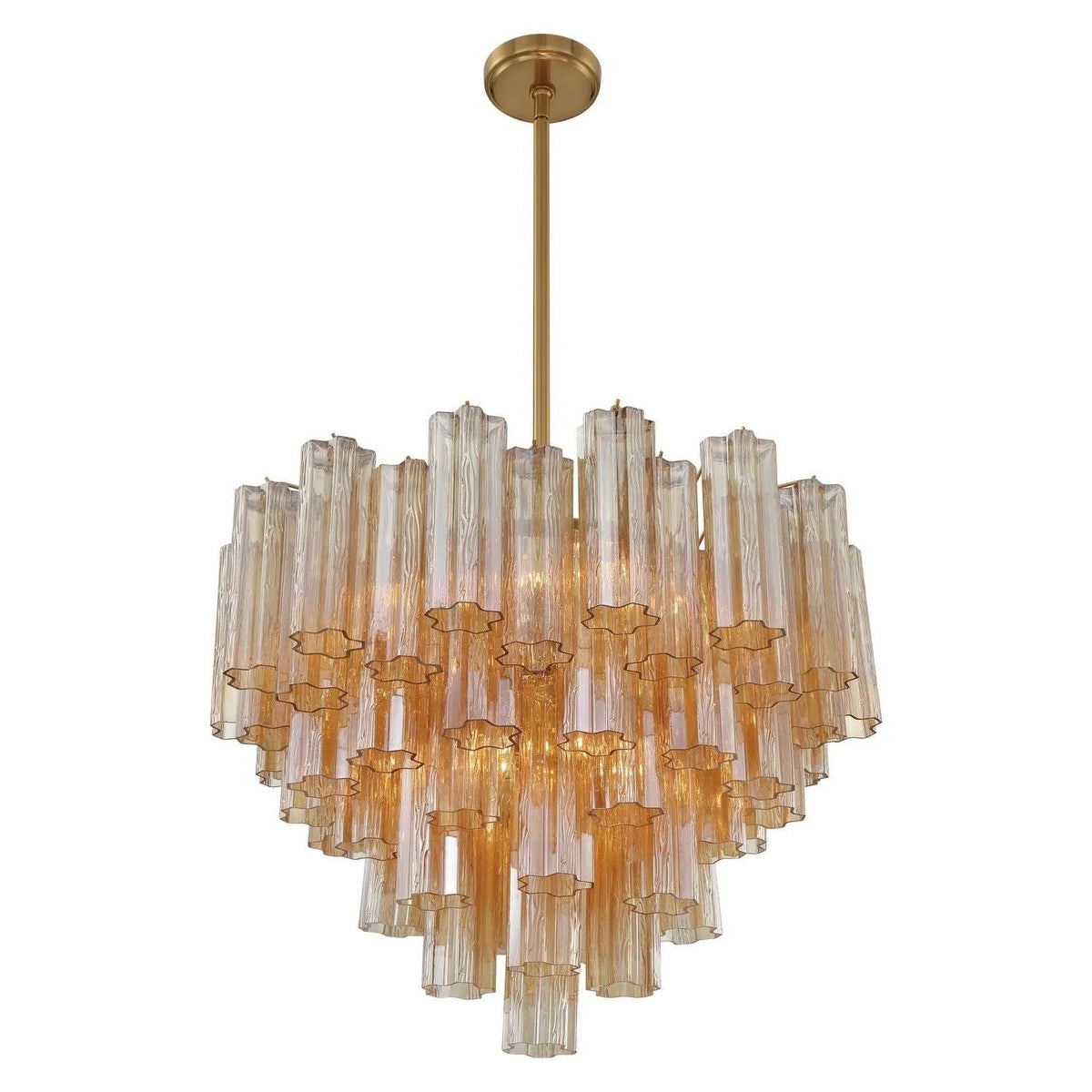 Crystorama - Addis Chandelier - ADD-300-AG-AM | Montreal Lighting & Hardware