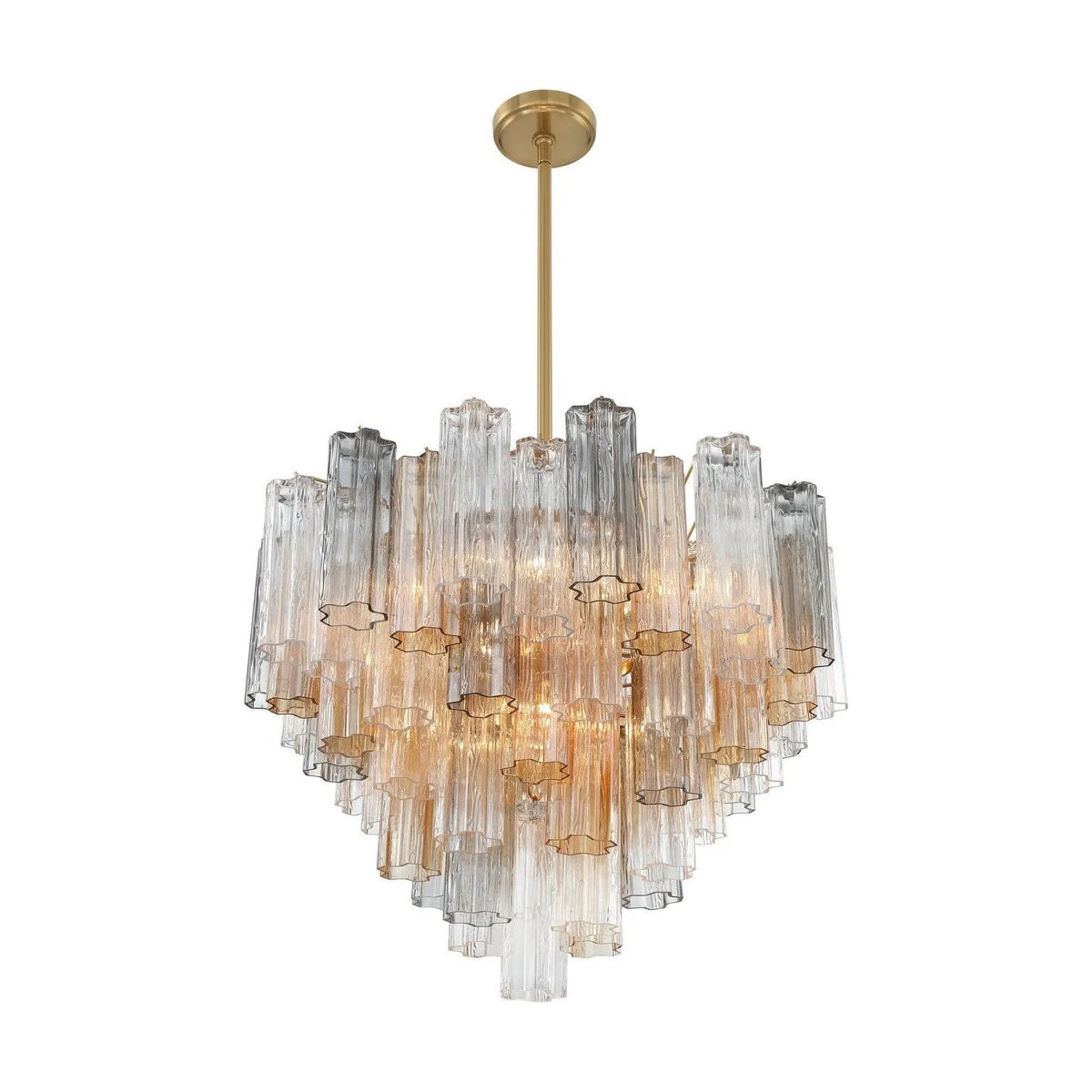 Crystorama - Addis Chandelier - ADD-300-AG-AM | Montreal Lighting & Hardware