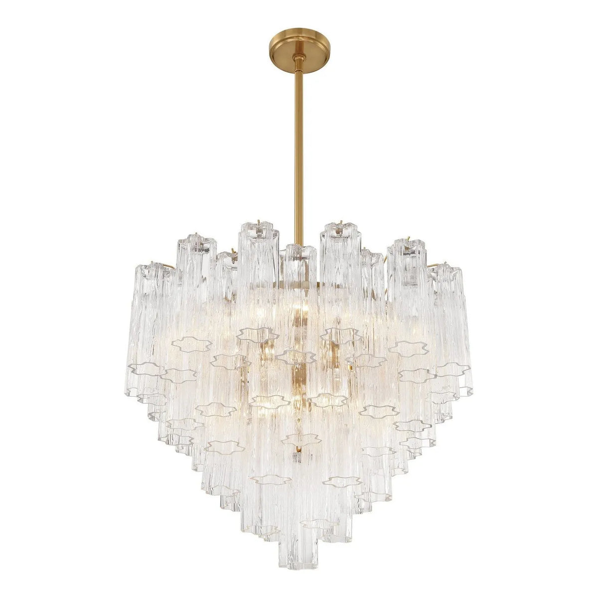 Crystorama - Addis Chandelier - ADD-300-AG-AM | Montreal Lighting & Hardware