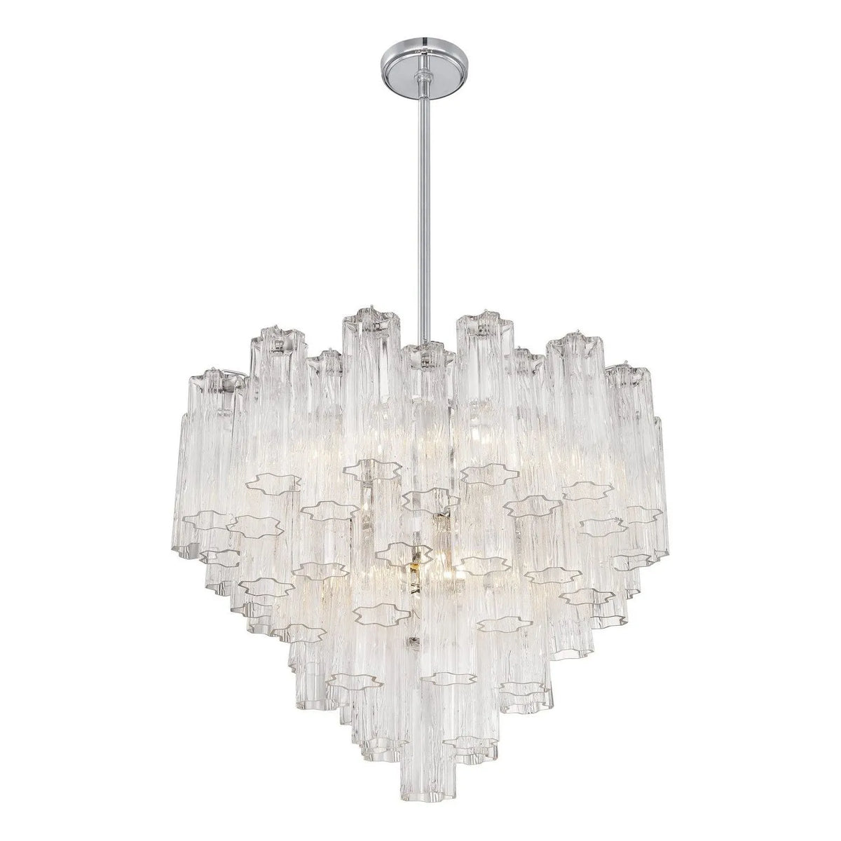 Crystorama - Addis Chandelier - ADD-300-AG-AM | Montreal Lighting & Hardware