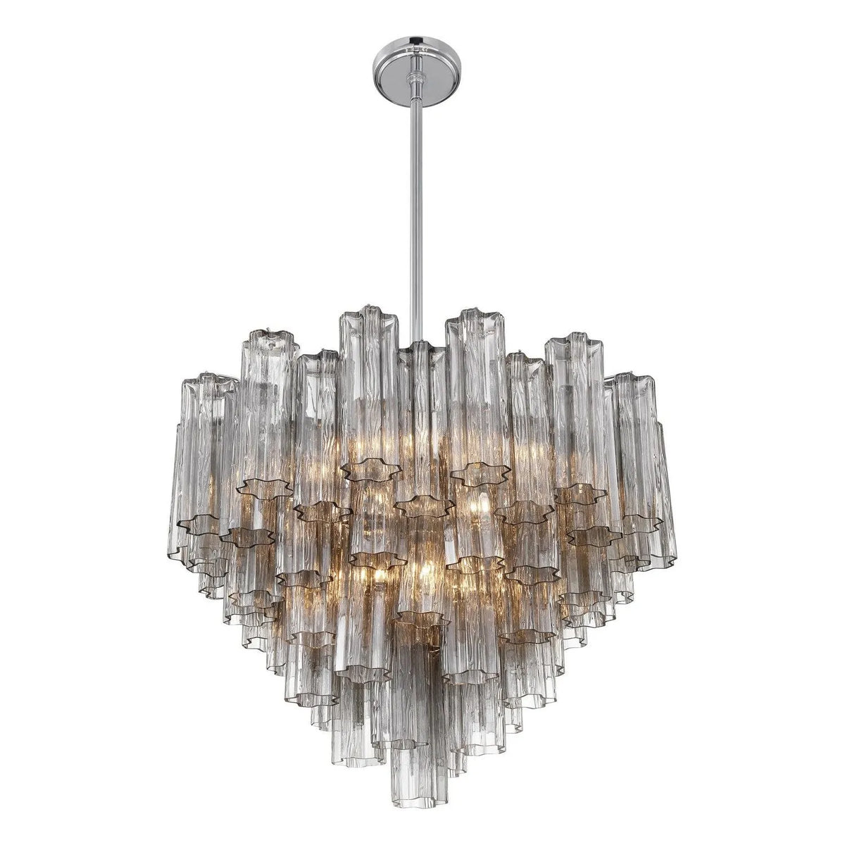 Crystorama - Addis Chandelier - ADD-300-AG-AM | Montreal Lighting & Hardware