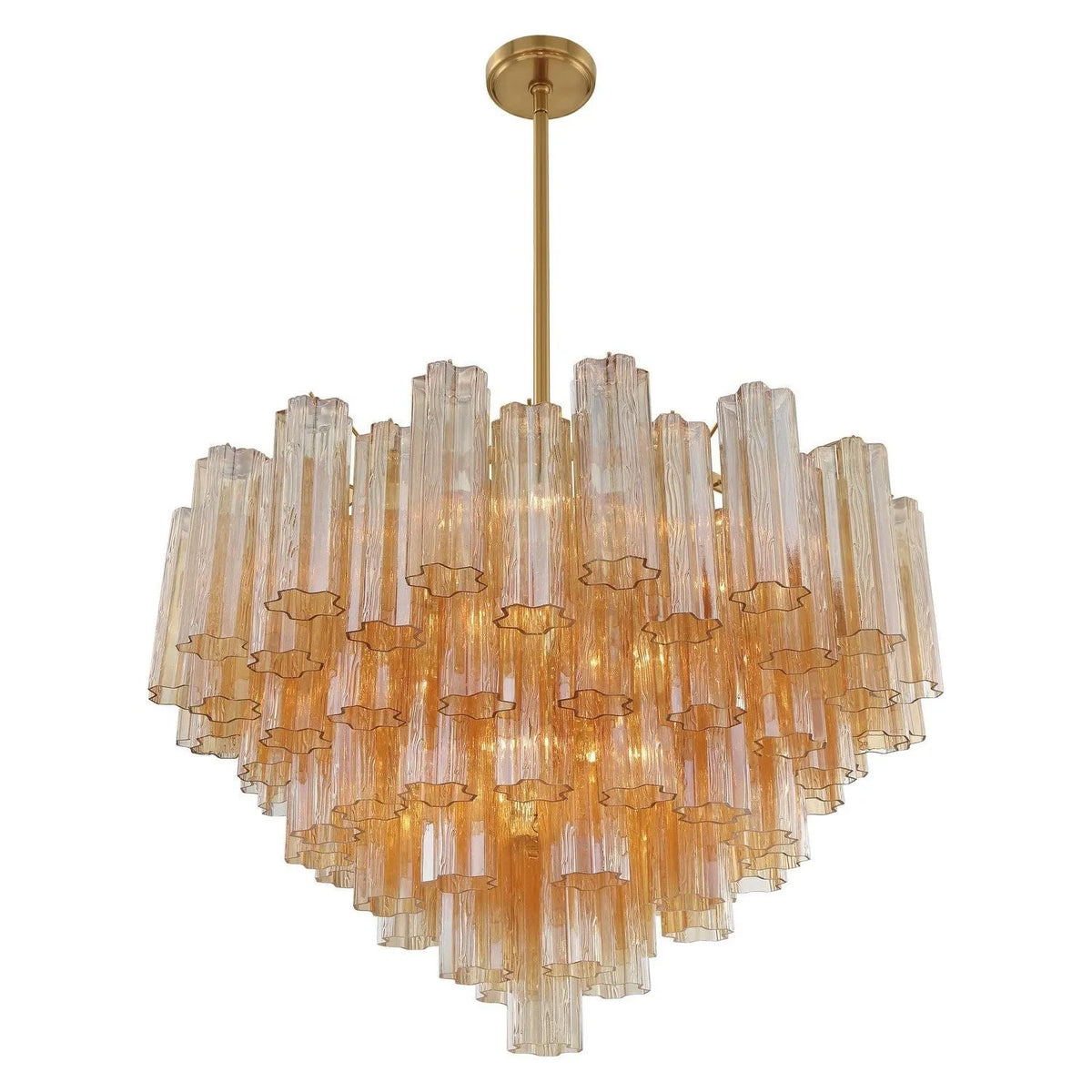 Crystorama - Addis Chandelier - ADD-300-AG-AM | Montreal Lighting & Hardware