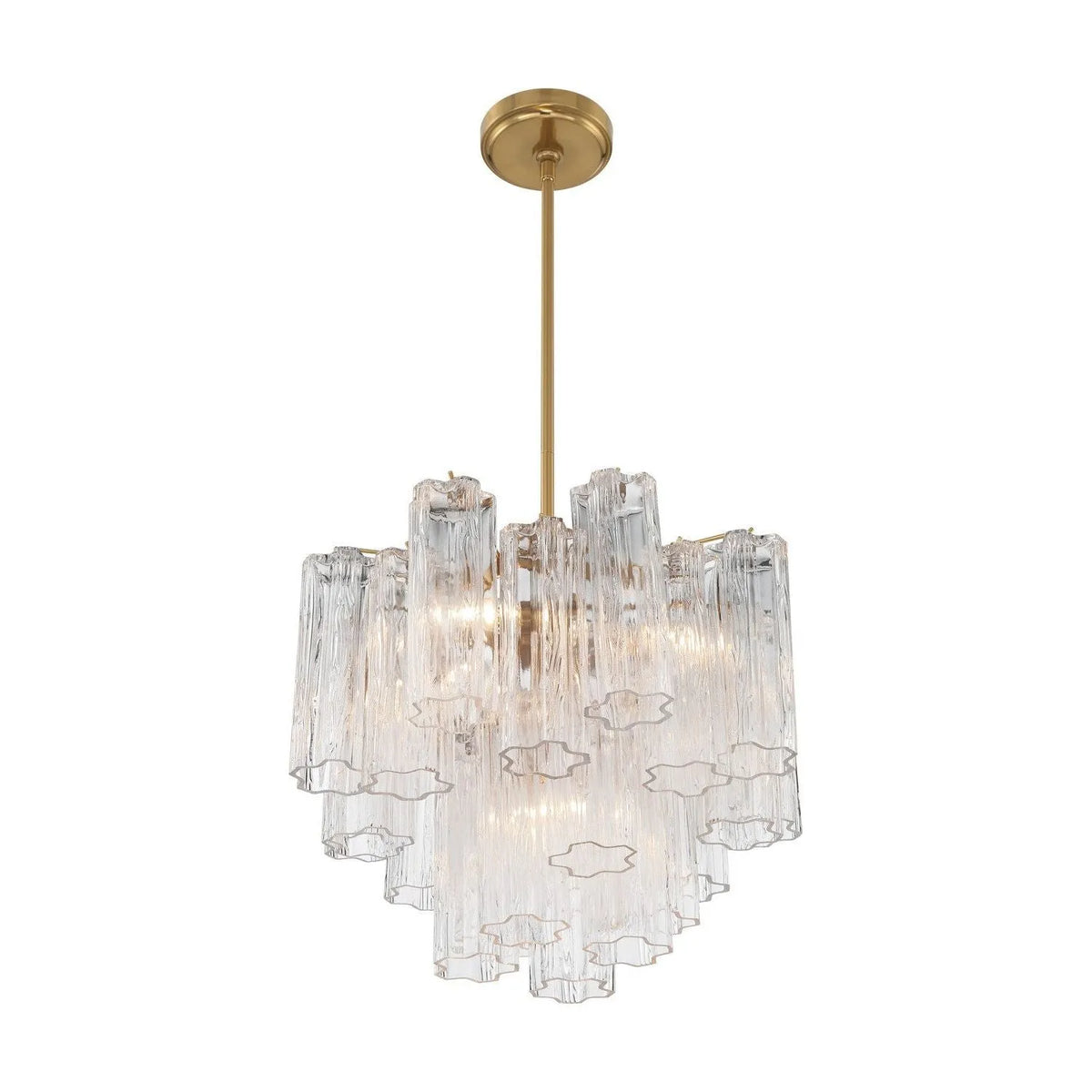 Crystorama - Addis Chandelier - ADD-300-AG-AM | Montreal Lighting & Hardware