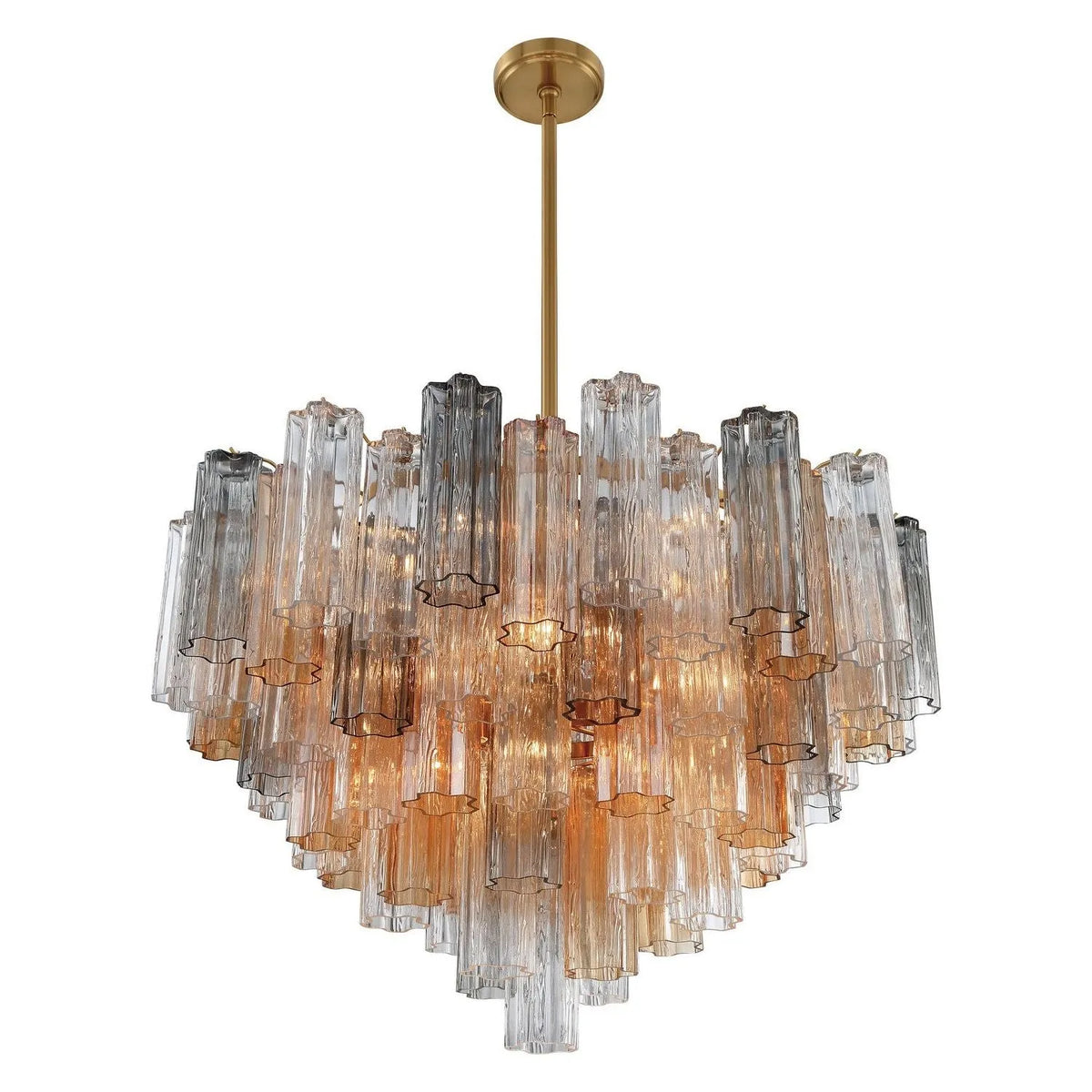 Crystorama - Addis Chandelier - ADD-300-AG-AM | Montreal Lighting & Hardware