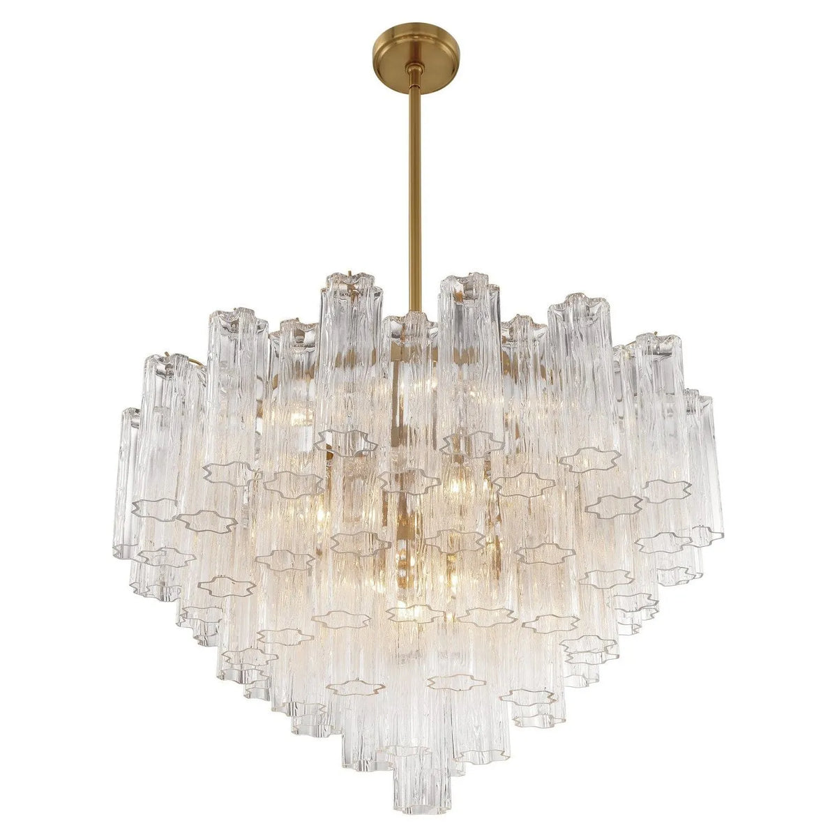 Crystorama - Addis Chandelier - ADD-300-AG-AM | Montreal Lighting & Hardware