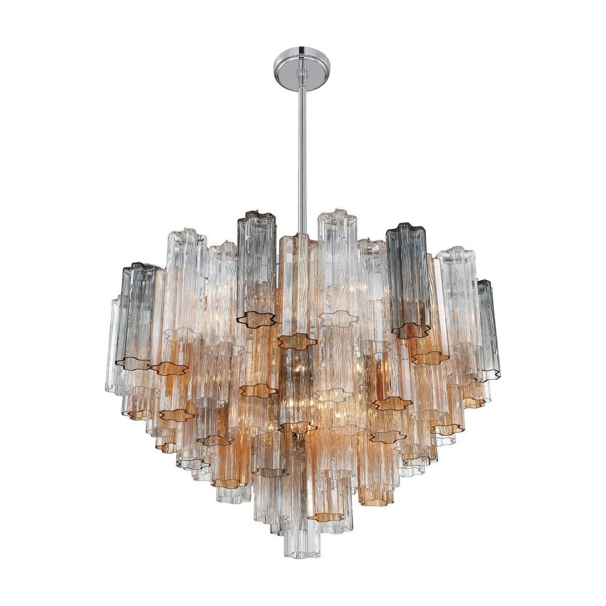 Crystorama - Addis Chandelier - ADD-300-AG-AM | Montreal Lighting & Hardware