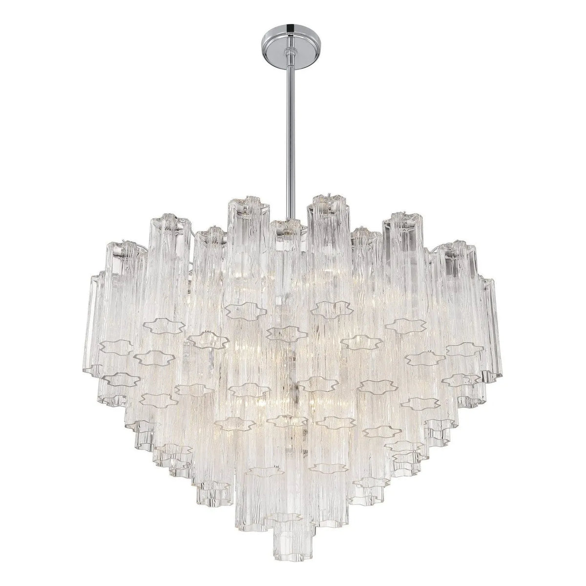 Crystorama - Addis Chandelier - ADD-300-AG-AM | Montreal Lighting & Hardware