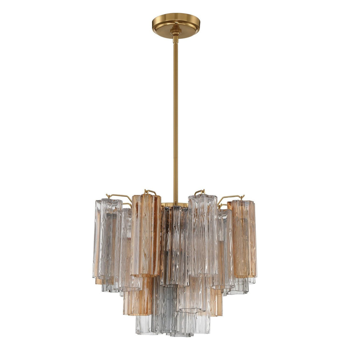 Crystorama - Addis Chandelier - ADD-300-AG-AU | Montreal Lighting & Hardware