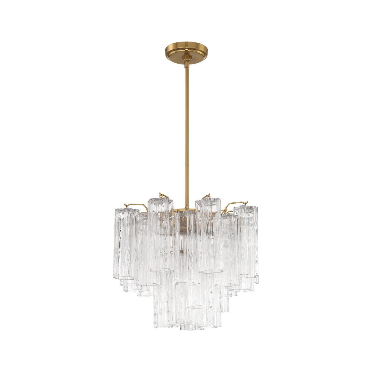 Crystorama - Addis Chandelier - ADD-300-AG-CL | Montreal Lighting & Hardware