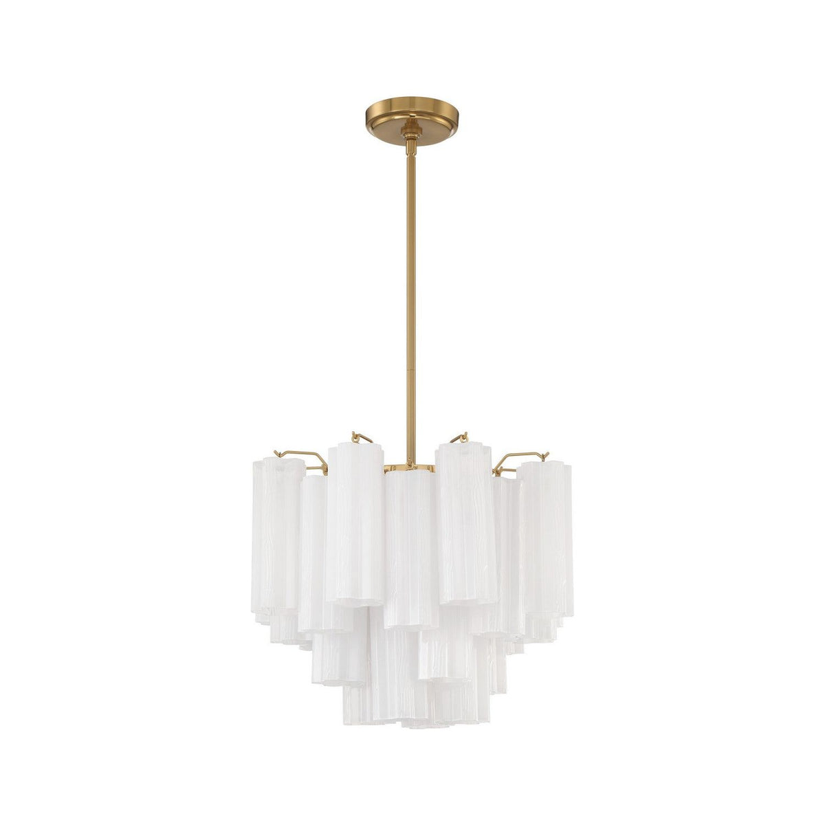 Crystorama - Addis Chandelier - ADD-300-AG-WH | Montreal Lighting & Hardware