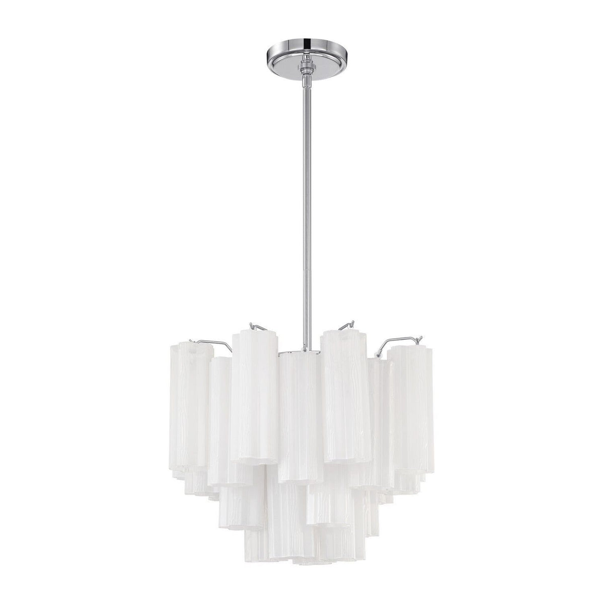 Crystorama - Addis Chandelier - ADD-300-CH-WH | Montreal Lighting & Hardware