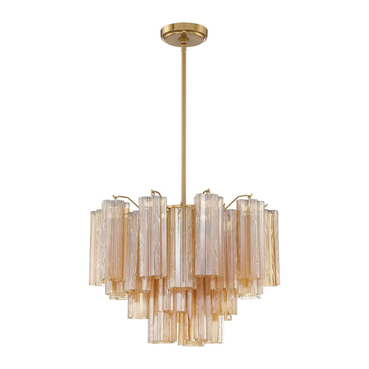 Crystorama - Addis Chandelier - ADD-306-AG-AM | Montreal Lighting & Hardware