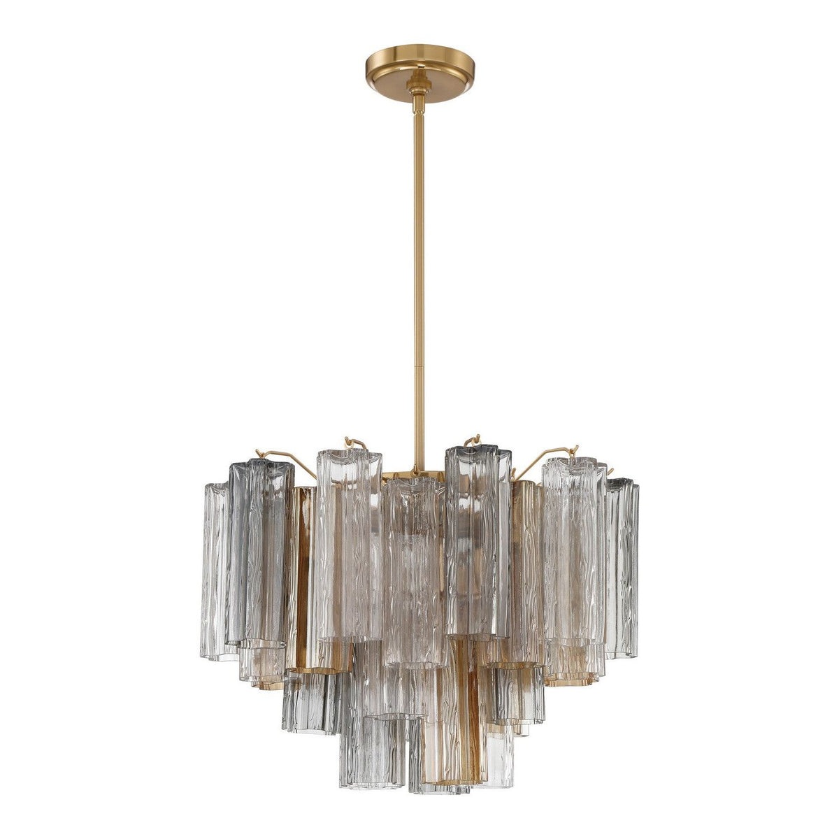 Crystorama - Addis Chandelier - ADD-306-AG-AU | Montreal Lighting & Hardware