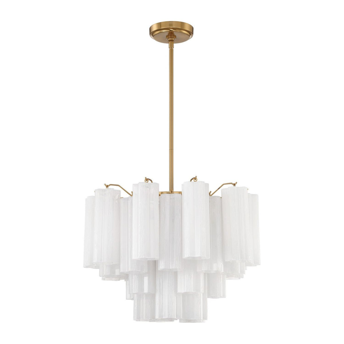 Crystorama - Addis Chandelier - ADD-306-AG-WH | Montreal Lighting & Hardware