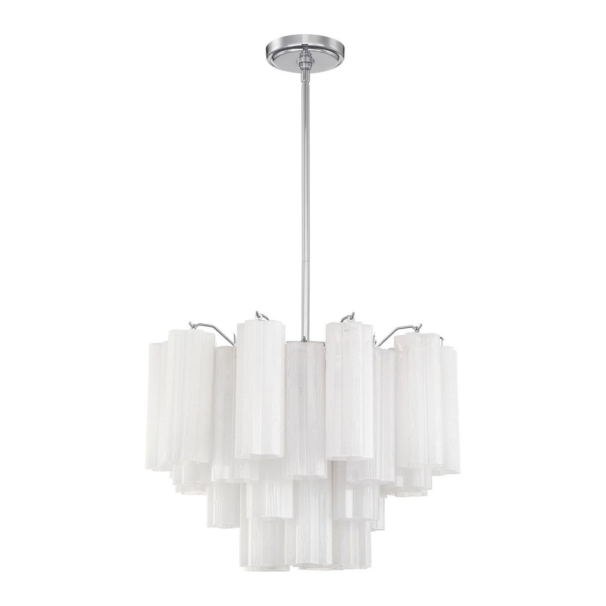 Crystorama - Addis Chandelier - ADD-306-CH-WH | Montreal Lighting & Hardware