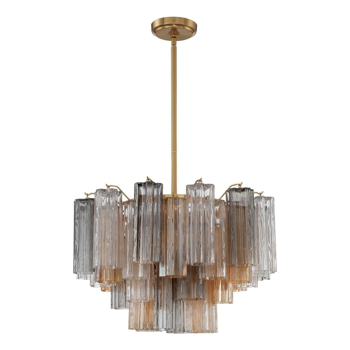 Crystorama - Addis Chandelier - ADD-308-AG-AU | Montreal Lighting & Hardware