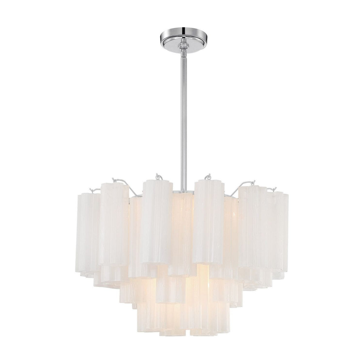 Crystorama - Addis Chandelier - ADD-308-CH-WH | Montreal Lighting & Hardware